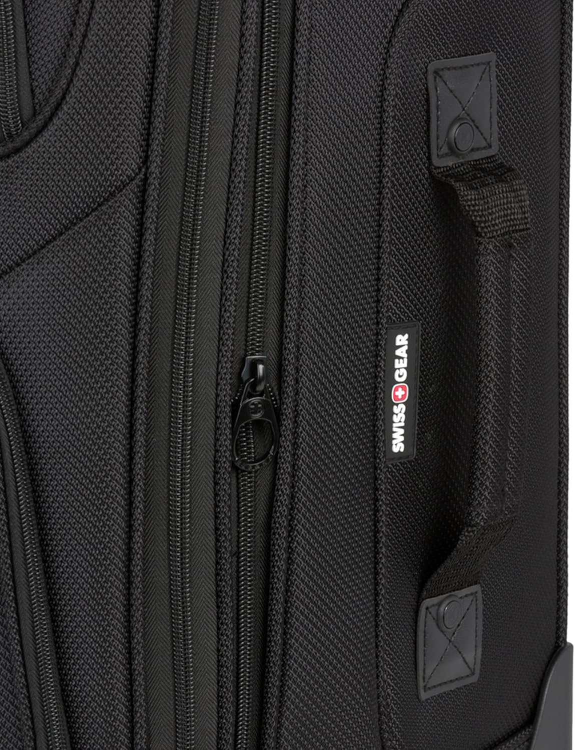 SwissGear Sion Softside Expandable Luggage, Black, Carry-On 21-Inch - Image 9