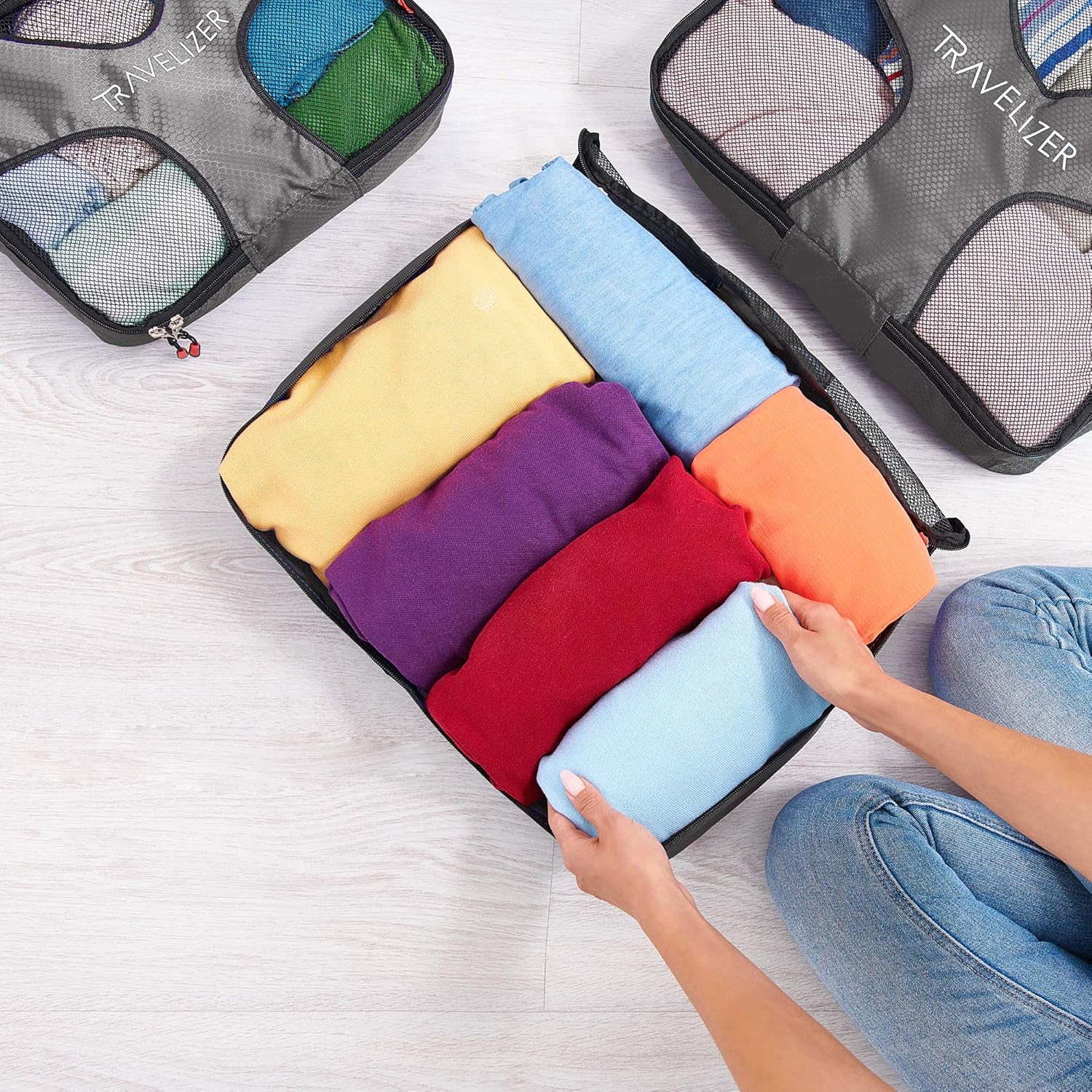 Travelizer - Travel Packing Cubes 5 pcs Luggage Organizer Set for Bag & Suitcase - Image 7
