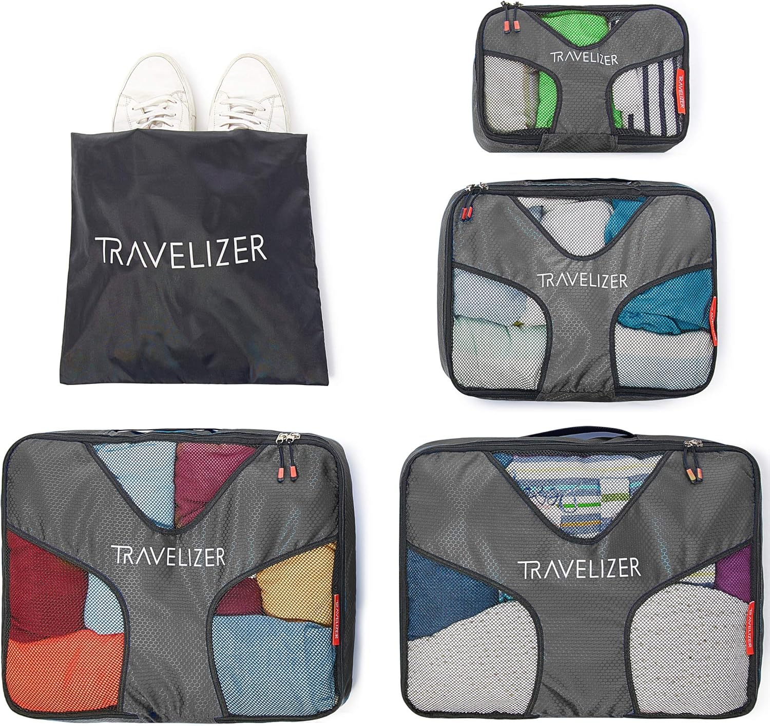 Travelizer - Travel Packing Cubes 5 pcs Luggage Organizer Set for Bag & Suitcase - Image 8